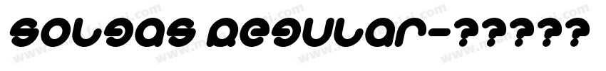 solgas Regular字体转换